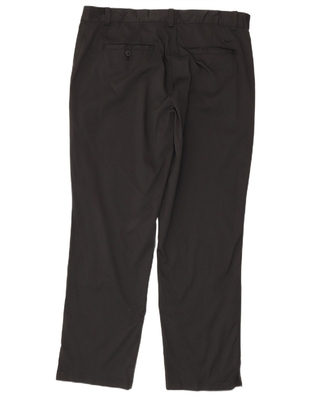 Męskie spodnie chino Nike Dri Fit Straight W35 L30 Czarny poliester