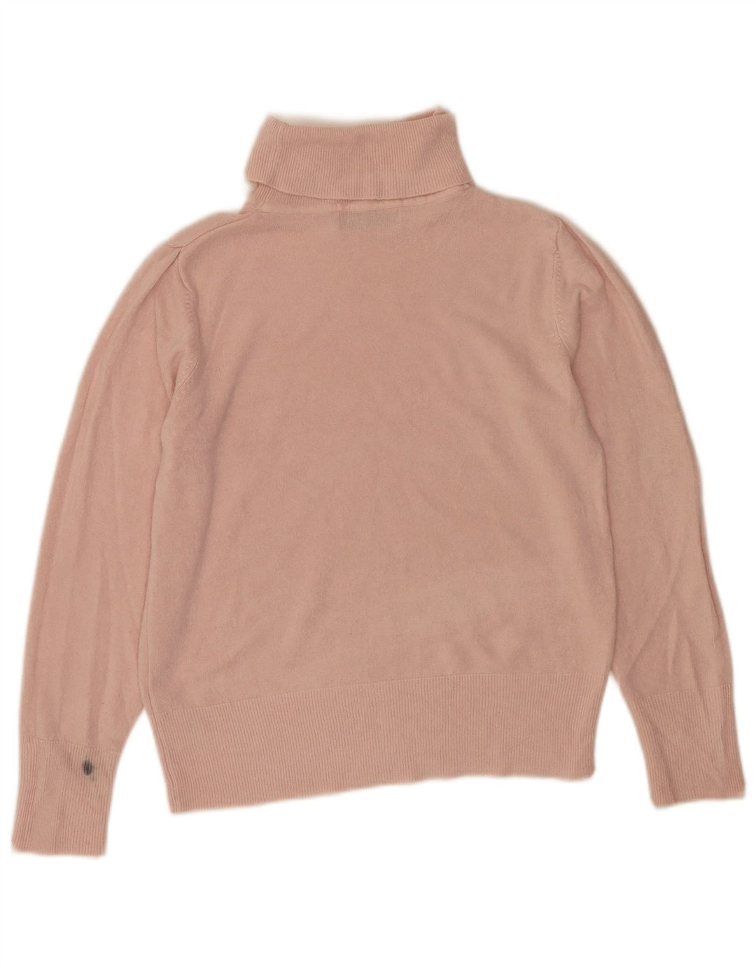 Marks & Spencer Damski sweter z golfem UK 12 Średni różowy akryl