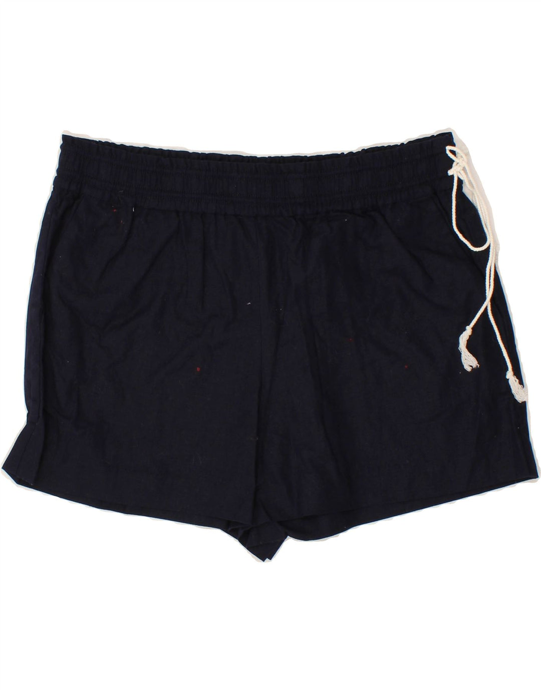 J. CREW Womens Casual Shorts Large W36 Navy Blue Linen Vintage J. Crew and Second-Hand J. Crew from Messina Hembry 