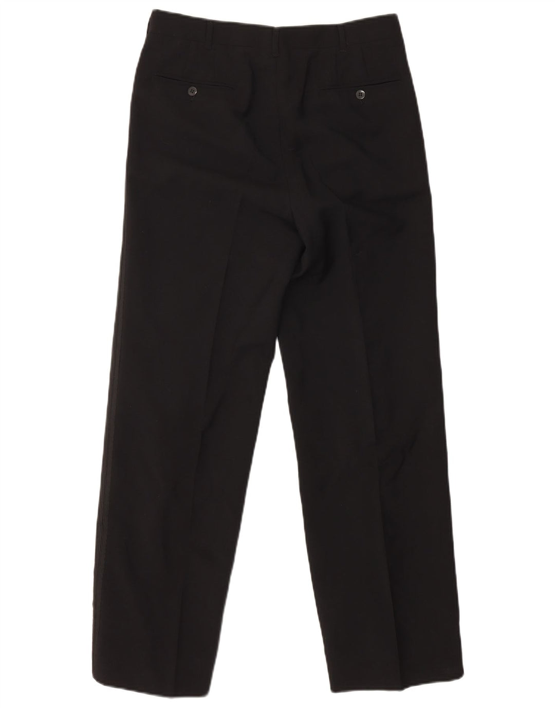 VINTAGE Męski komplet 2-częściowy z 1 guzikiem IT 46 Small W29 L29 Czarna wełna