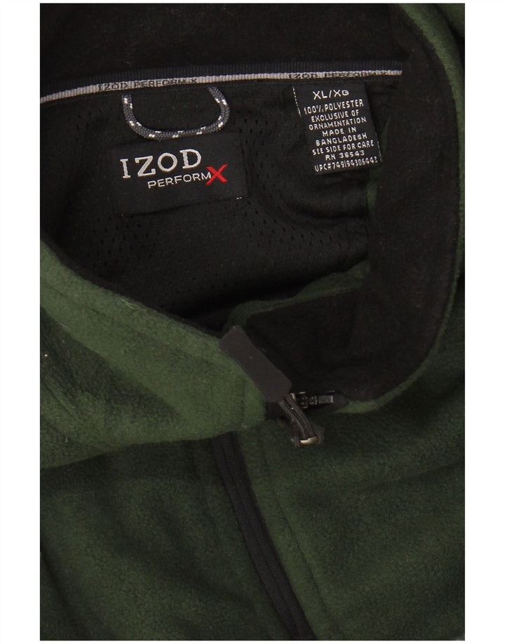 Męska kurtka polarowa IZOD UK 42 XL Khaki, poliester