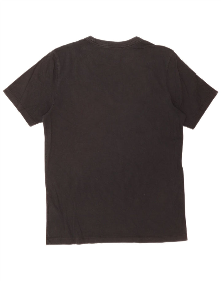 Męski T-shirt z grafiką Nike, średni czarny, bawełniany
