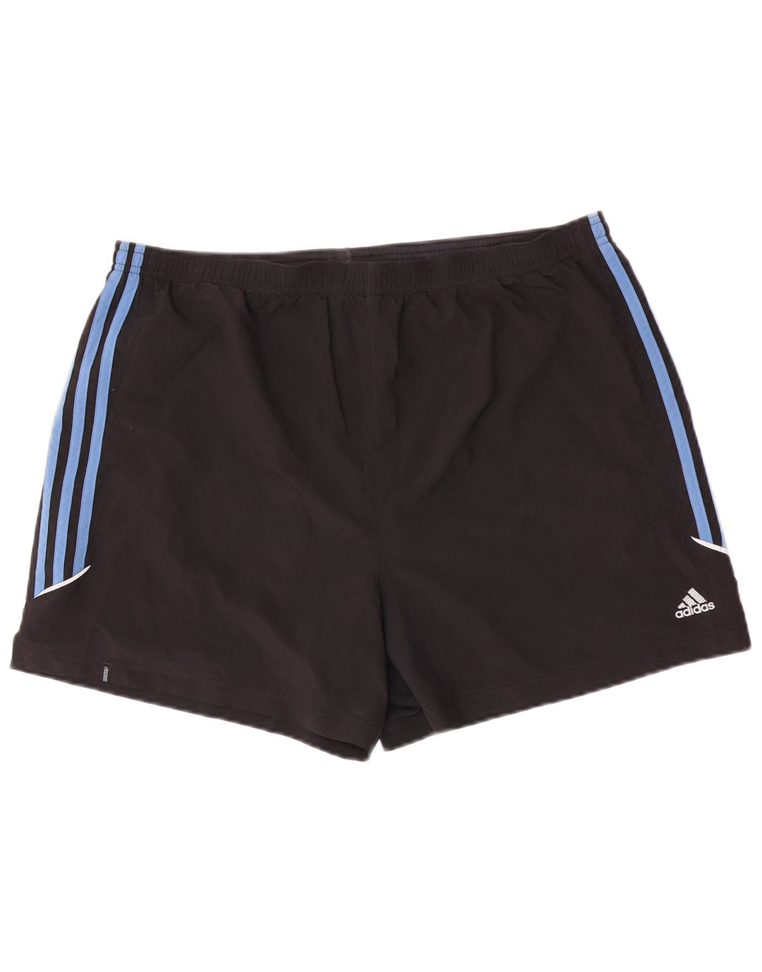 Męskie spodenki sportowe Adidas, duże, czarne, z blokami kolorów, poliestrowe
