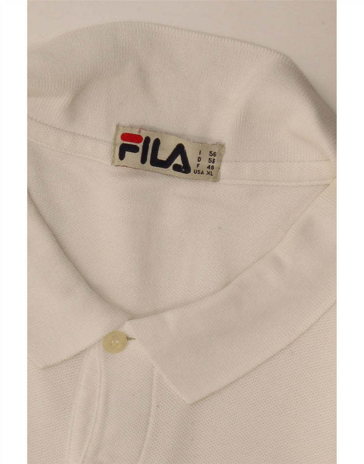 Męska koszulka polo FILA IT 56 2XL biała