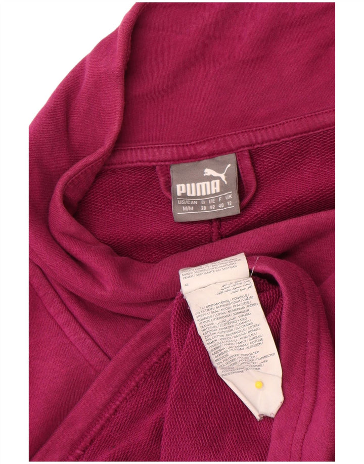 Damska kurtka dresowa Puma UK 12, średnia, różowa, bawełniana