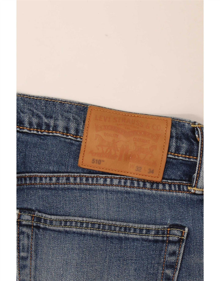 Męskie jeansy Levi's 510 Skinny W32 L34 Niebieskie