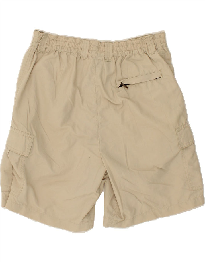THINK PINK Womens Cargo Shorts IT 48 XL W36 Beige Nylon Vintage Think Pink and Second-Hand Think Pink from Messina Hembry 