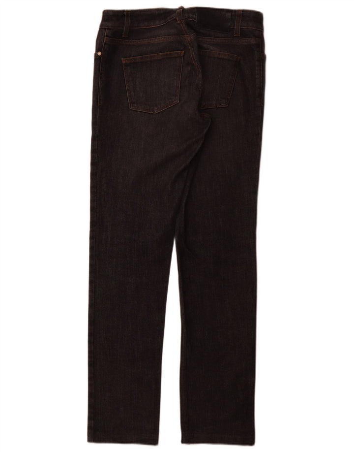Damskie proste dżinsy GUCCI IT 44 Medium W30 L30 Szara bawełna