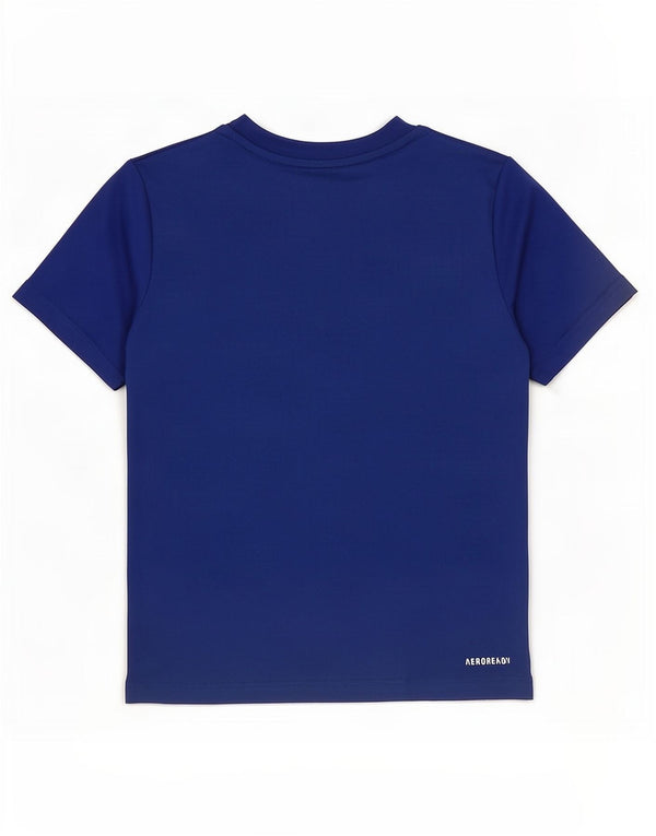 Chłopięca koszulka Adidas Aeroready Top 8-9 lat, niebieska, poliester