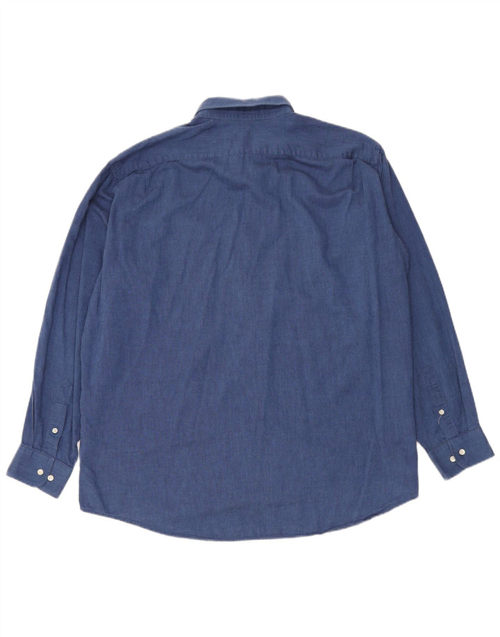 Koszula męska Lacoste rozmiar 43 XL, niebieska, bawełniana