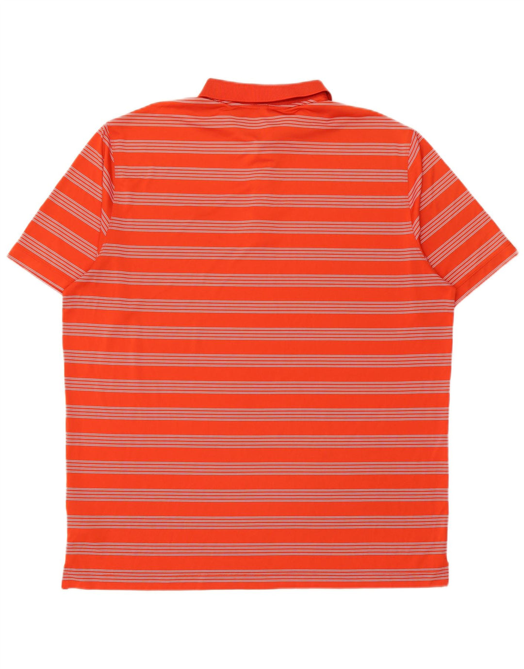 Męska koszulka polo Nike Dri Fit 2XL, poliester w pomarańczowe paski