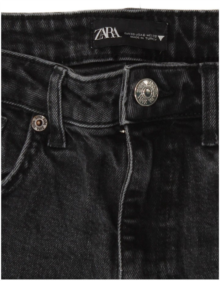 Damskie proste dżinsy Zara EU 38 Small W28 L26 Szare