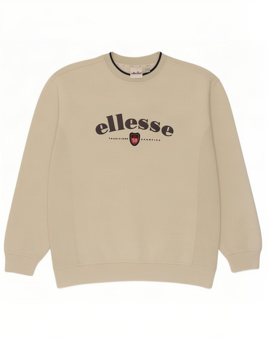 Męski sweter z grafiką Ellesse UK 42/44, duży beż
