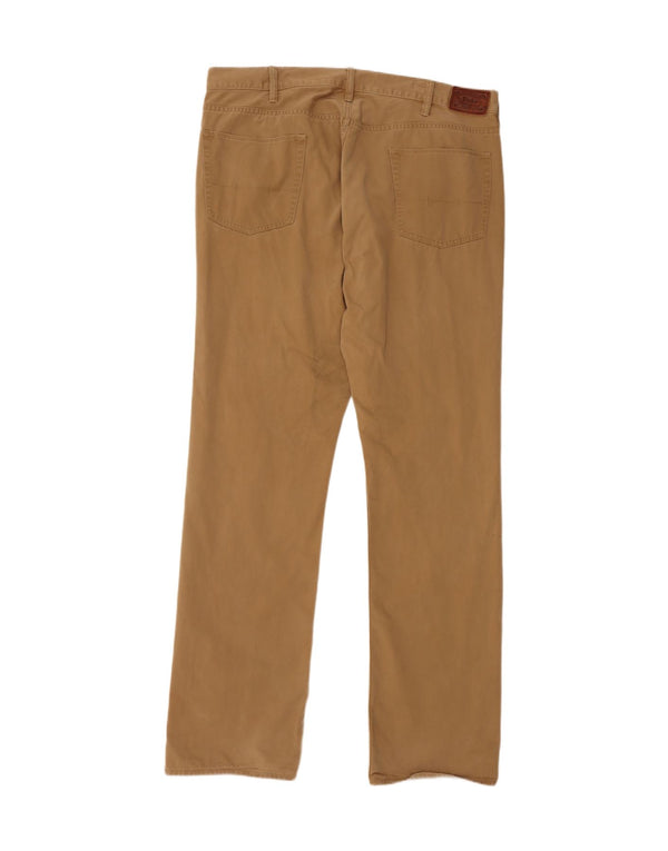 POLO RALPH LAUREN Mens Straight Casual Trousers W40 L36 Beige Cotton