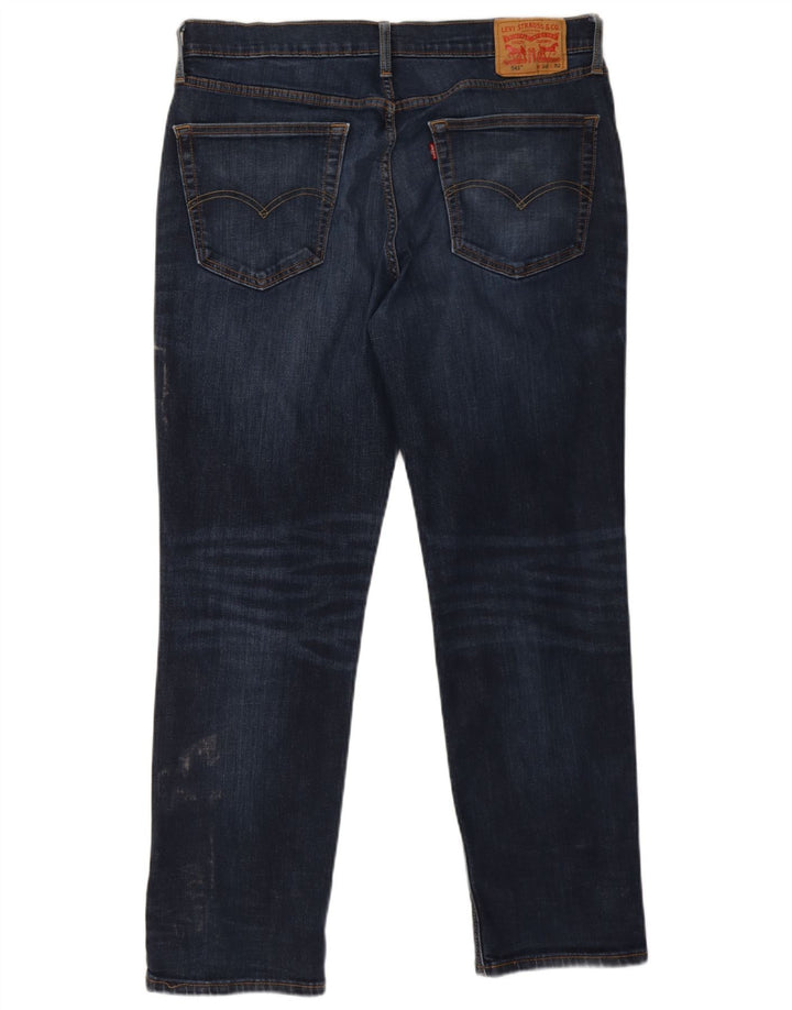 Męskie jeansy Levi's 541 Slim W36 L32 Granatowa bawełna