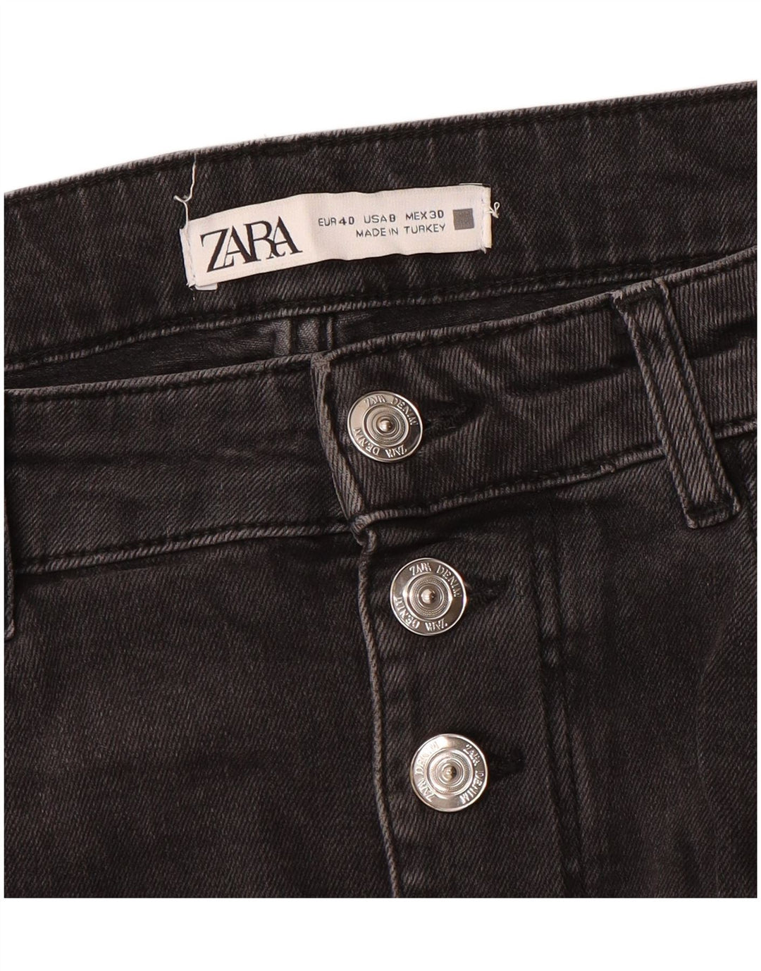 Damskie jeansy Skinny Zara EU 40 Medium W30 L27 Czarne