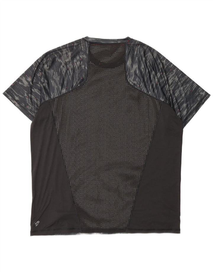 T-shirt męski Nike Top 2XL Czarny kamuflaż, poliester
