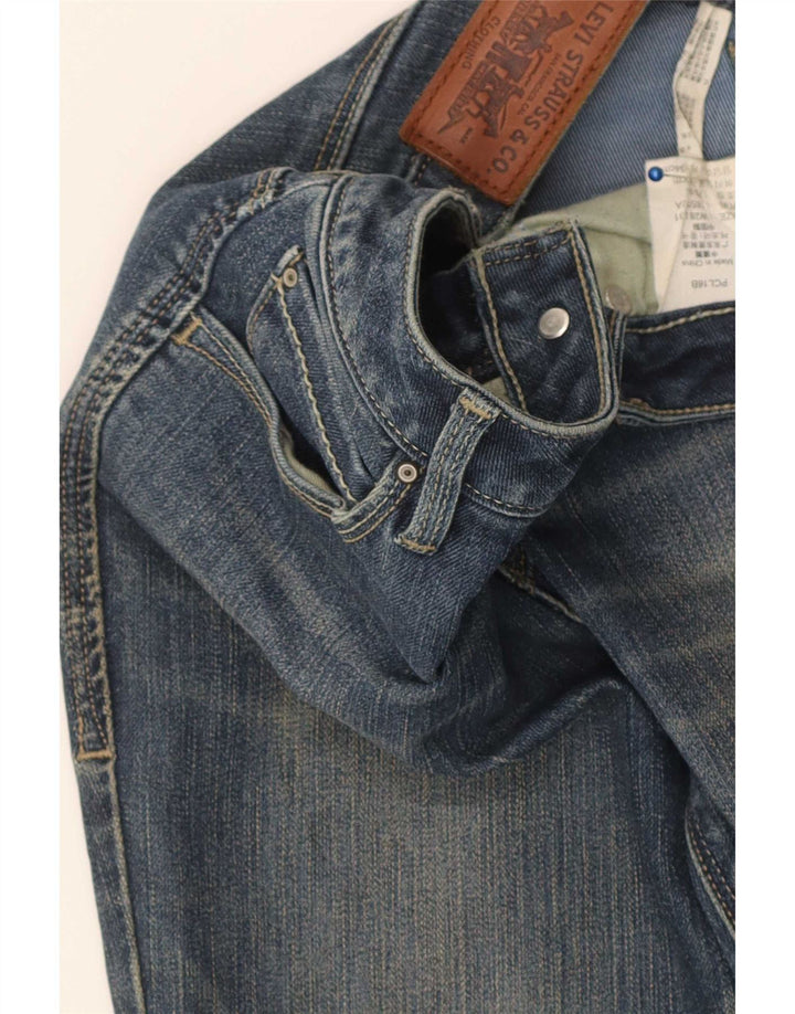 Damskie jeansy Levi's Slim W28 L31 Niebieskie bawełniane