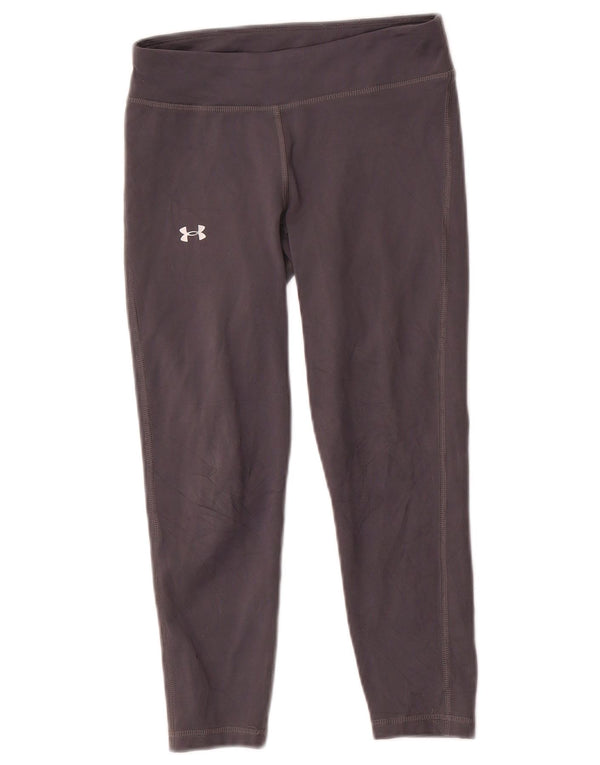 Legginsy Capri Damskie Under Armour UK 8 Małe Szare