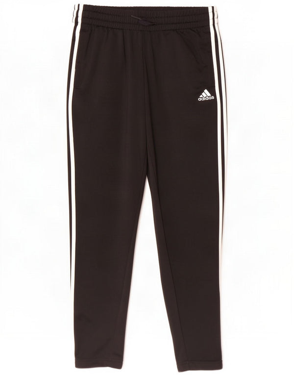 Damskie spodnie dresowe Adidas UK 12/14 Średnie czarne poliestrowe sportowe
