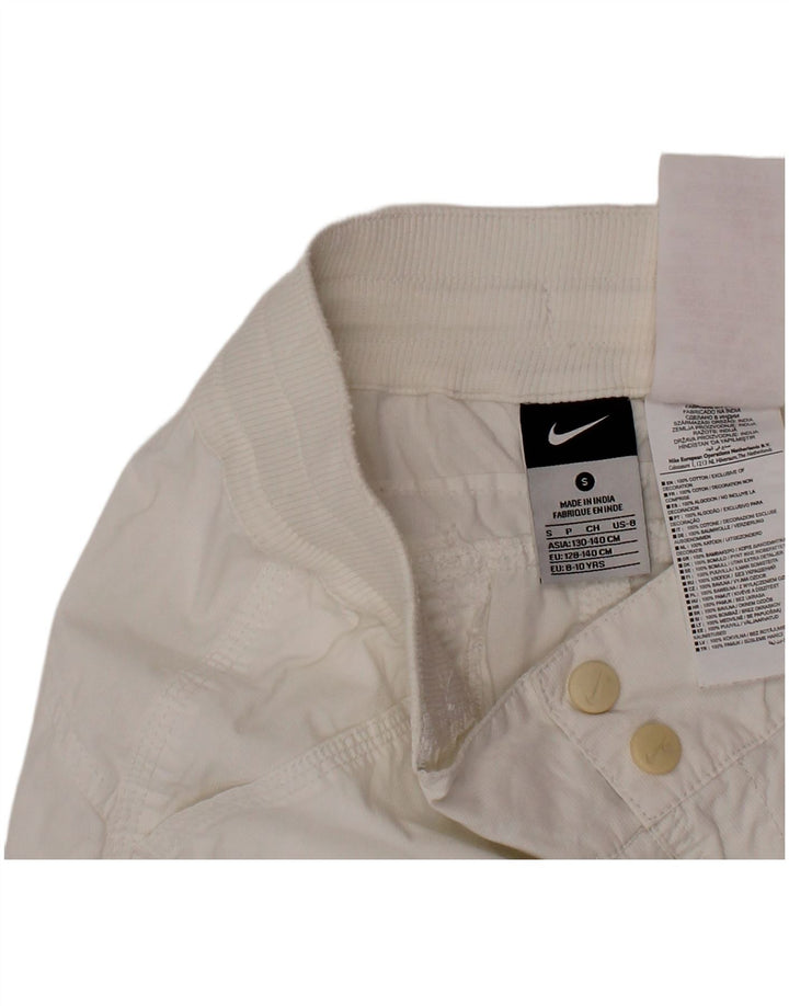 Chłopięce spodenki chino NIKE 8-9 lat, małe W26, biała bawełna