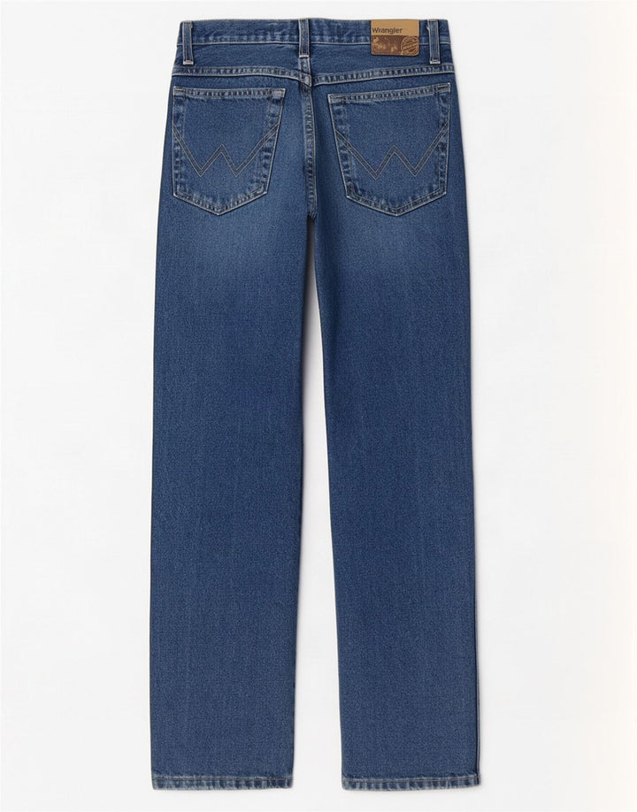Męskie jeansy Wrangler Regular Straight W30 L30 Niebieskie bawełniane