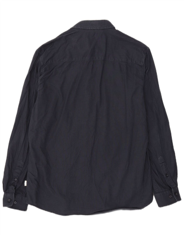 Koszula męska Jack & Jones Slim XL, granatowa, bawełniana