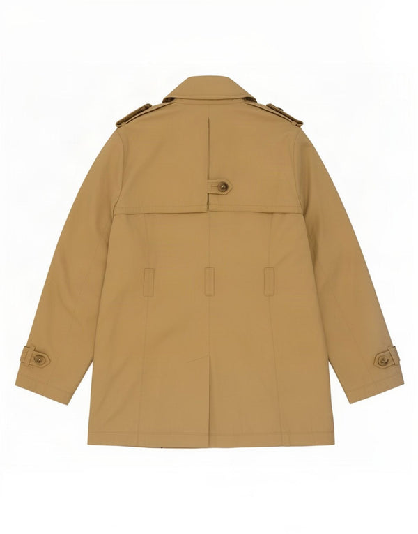 Trencz damski Massimo Dutti UK 14, duży, beżowy, bawełniany
