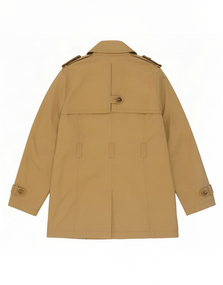 Trencz damski Massimo Dutti UK 14, duży, beżowy, bawełniany