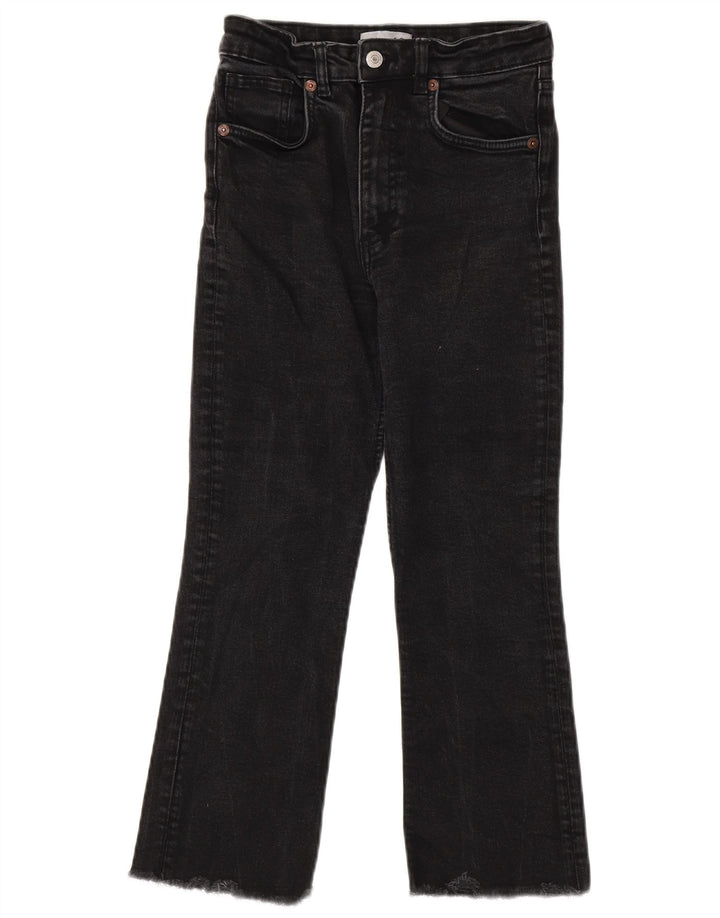 Krótkie jeansy damskie Zara EU 38 Small W28 L24 Czarne