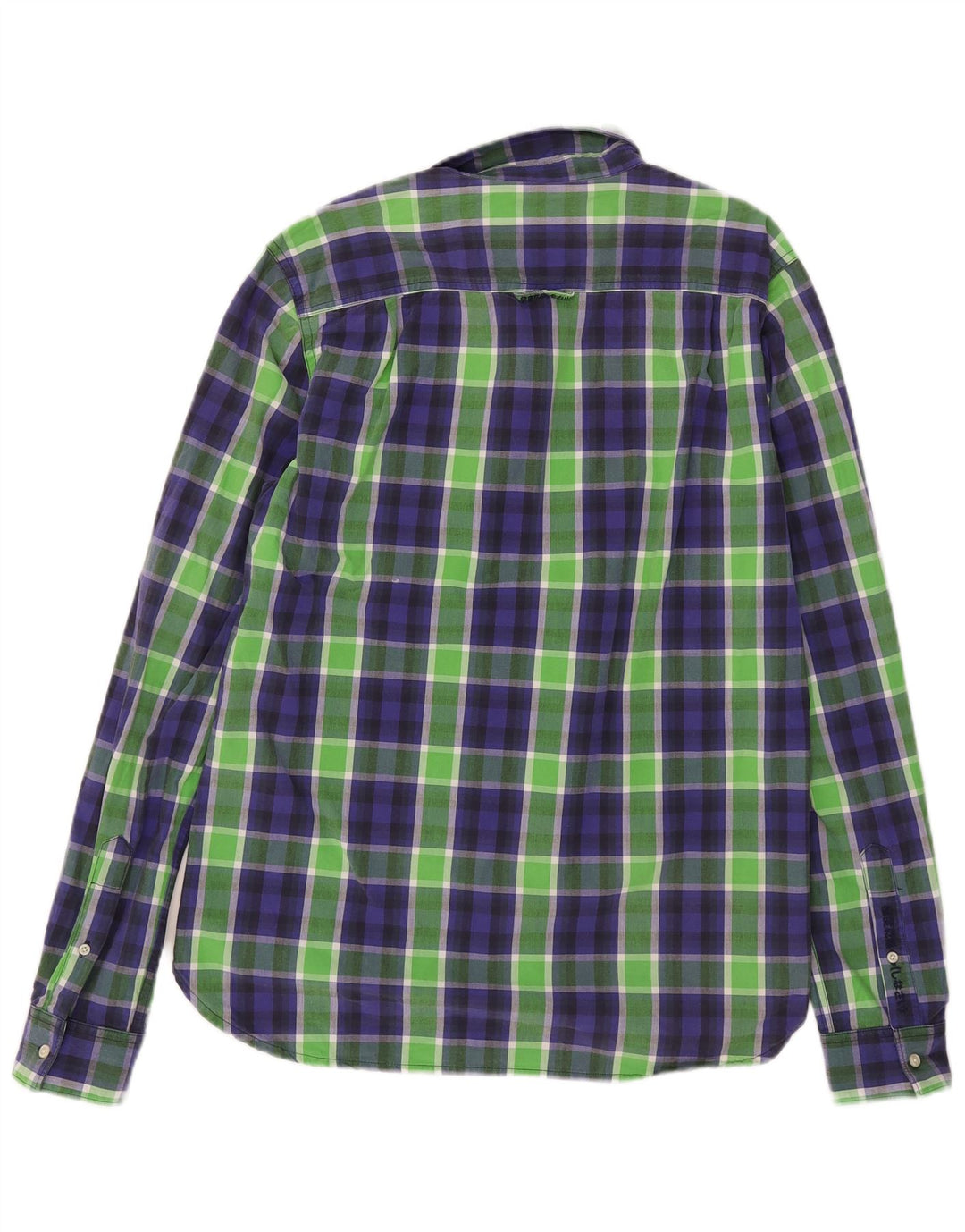 Koszula męska Superdry, bawełniana, w dużą zieloną kratkę