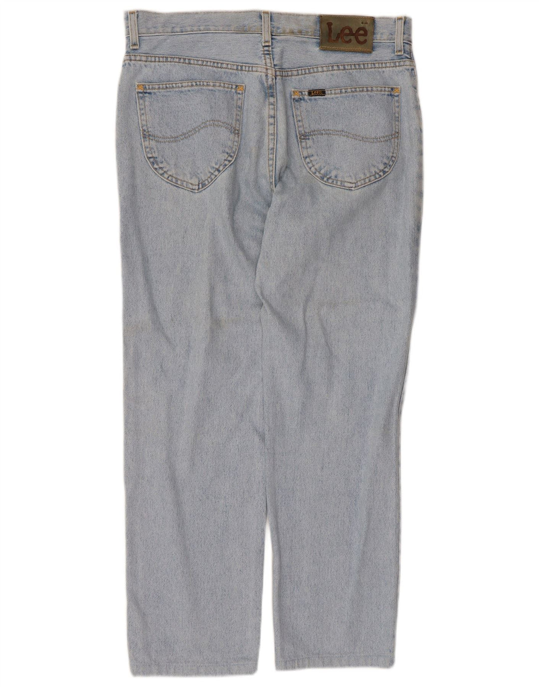 Damskie jeansy Lee Straight W34 L26 Niebieskie bawełniane