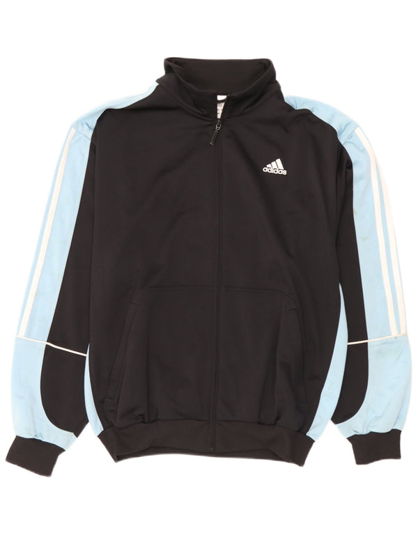 Męska kurtka dresowa Adidas UK 40/42 w kolorze średniej czarnej