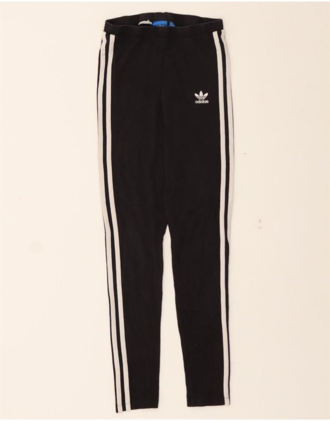 ADIDAS Womens Leggings UK 6 XS  Black Vintage Adidas and Second-Hand Adidas from Messina Hembry 
