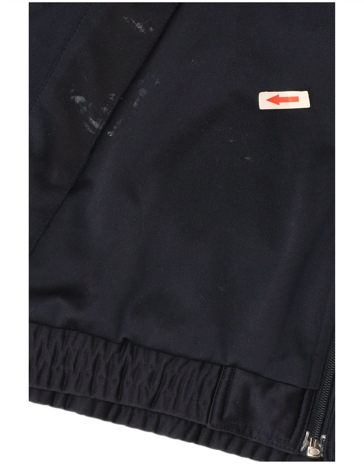 Męska kurtka dresowa Puma z grafiką, duża, granatowa, z blokami kolorów