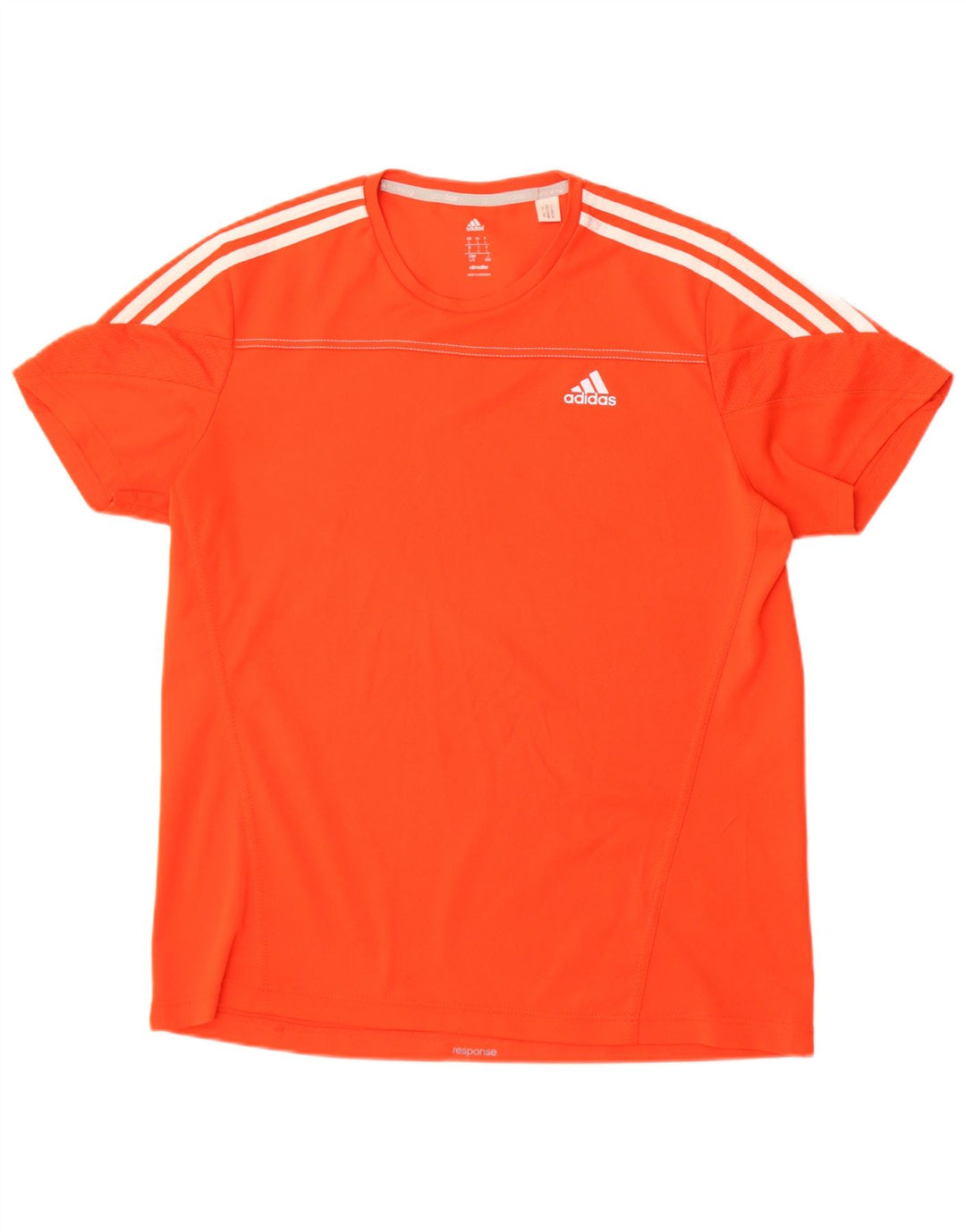 Adidas Męska koszulka Climalite Top, duża, pomarańczowa, poliestrowa