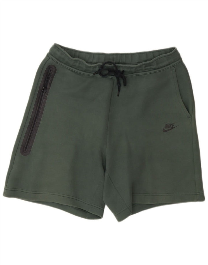 Męskie spodenki sportowe Nike, duże, zielone, bawełniane