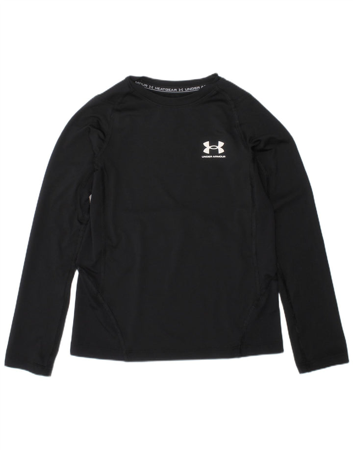 Top chłopięcy Under Armour z długim rękawem, 6-7 lat, mały, czarny