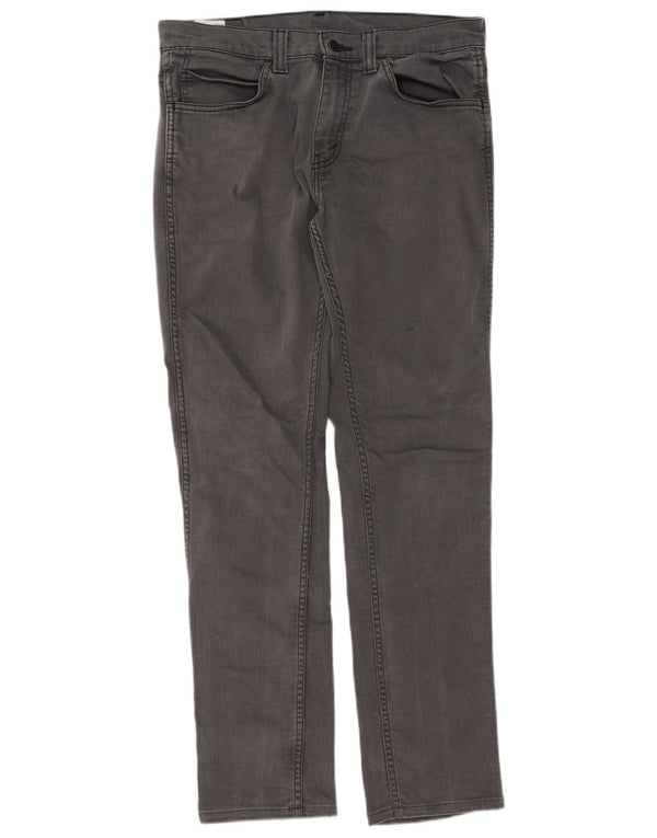 Męskie jeansy Levi's 511 Slim W32 L31 Szara bawełna