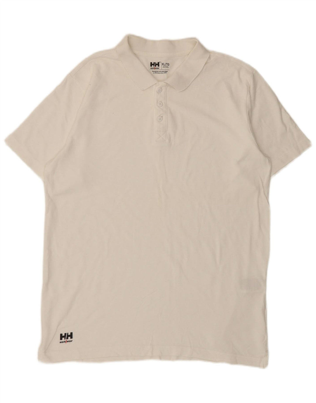 Męska koszulka polo Helly Hansen XL, biała, bawełniana