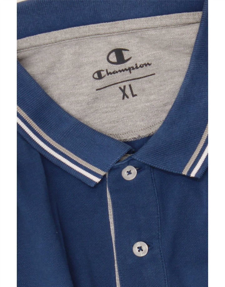 Męska koszulka polo Champion XL w kolorze niebieskim