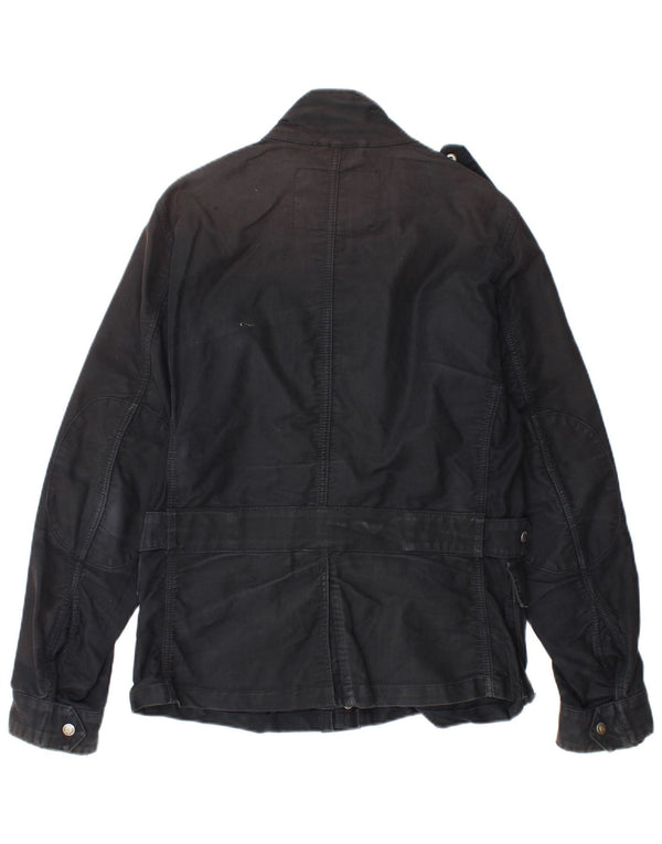 Męska kurtka wojskowa Woolrich UK 36 Small, czarna, bawełniana