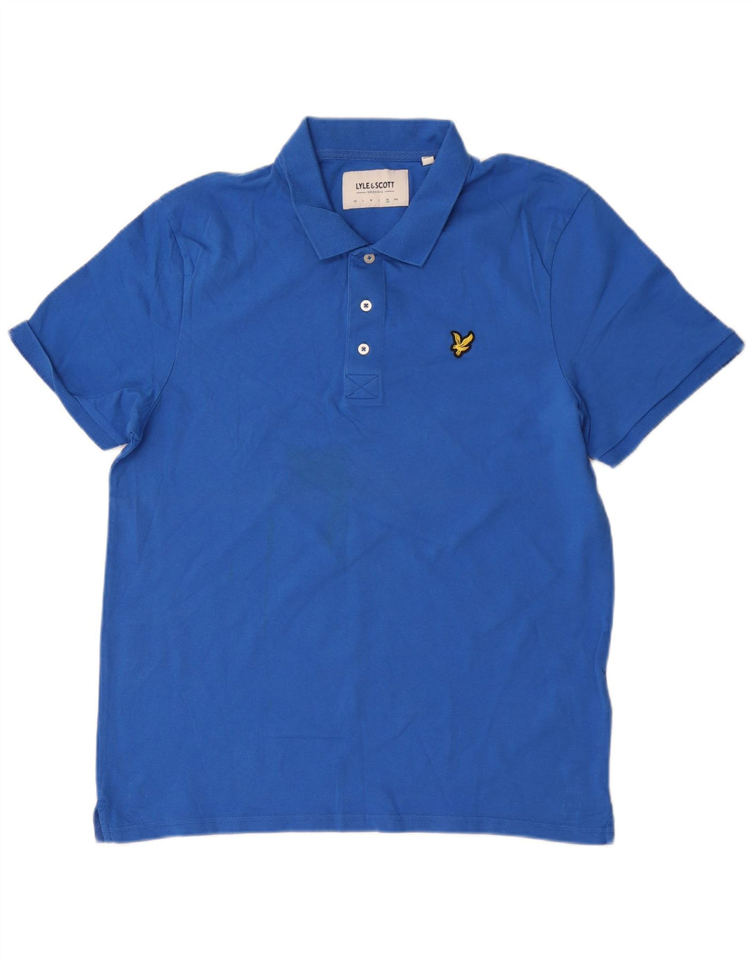 Męska koszulka polo Lyle & Scott XL, niebieska, bawełniana