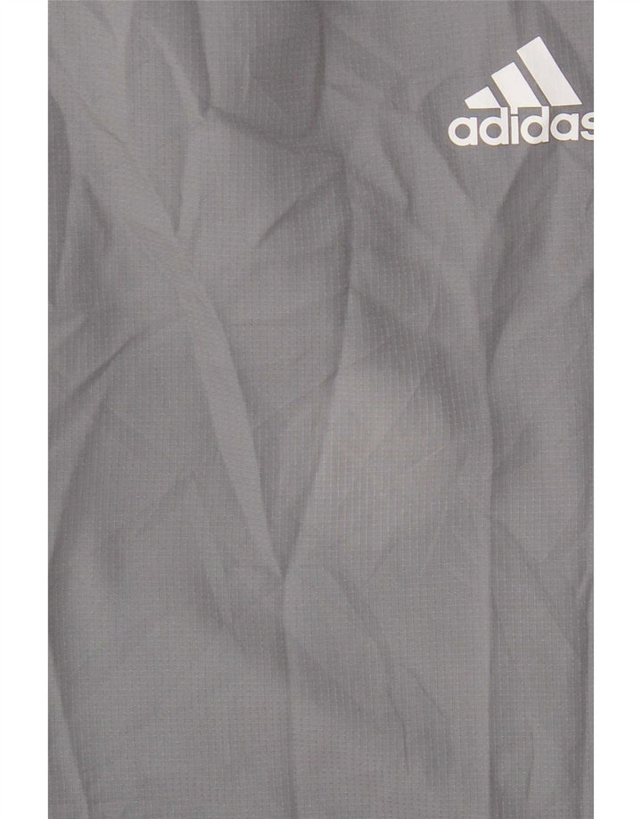 Damskie spodnie dresowe Adidas Graphic UK 12/14 Średni szary poliester