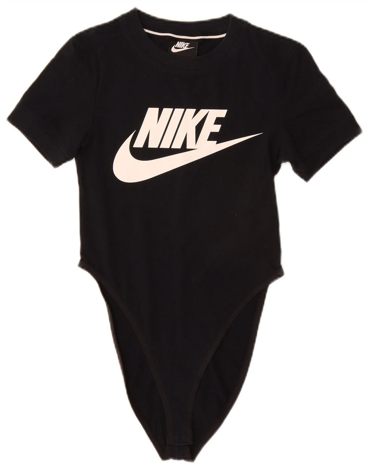 Damskie body graficzne Nike UK 6 XS, czarna bawełna