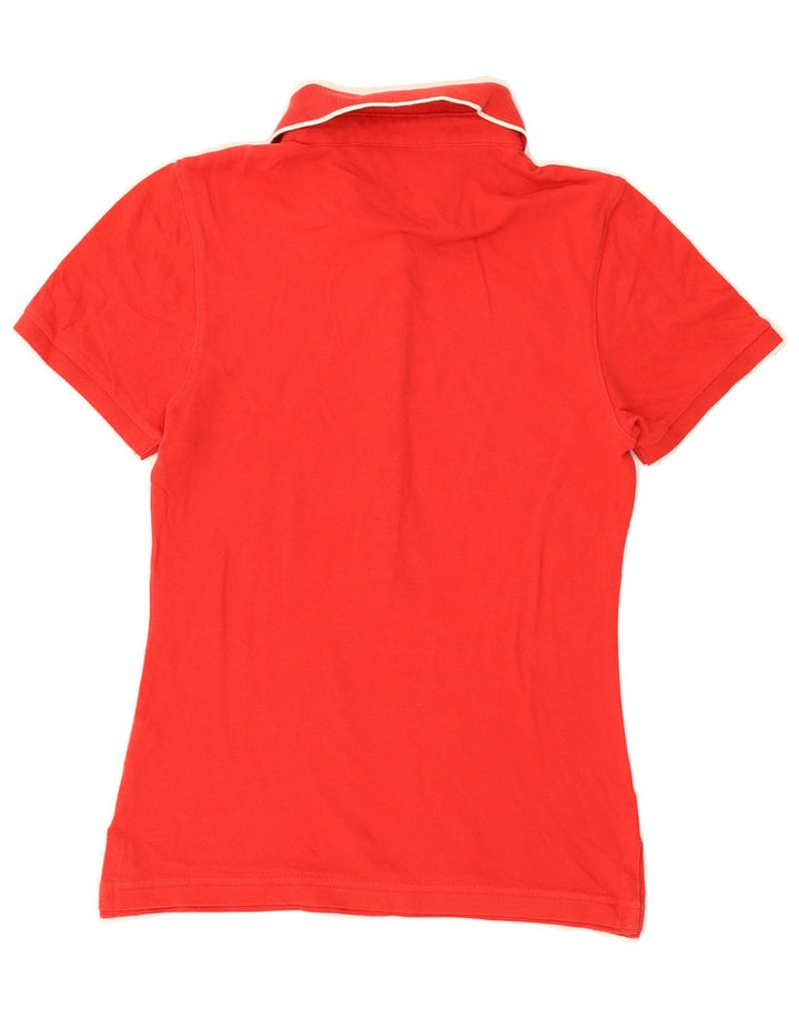 PUMA Womens Polo Shirt UK 10 Small Red Cotton Vintage Puma and Second-Hand Puma from Messina Hembry 