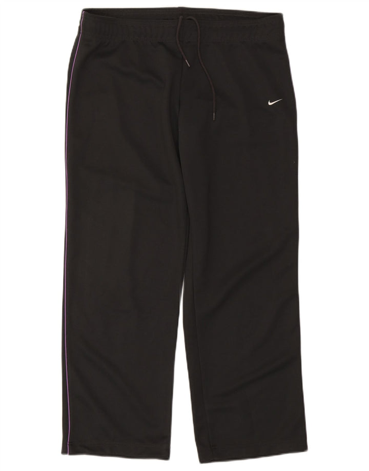 Damskie spodnie dresowe Nike UK 16/18, duże, szare, poliestrowe