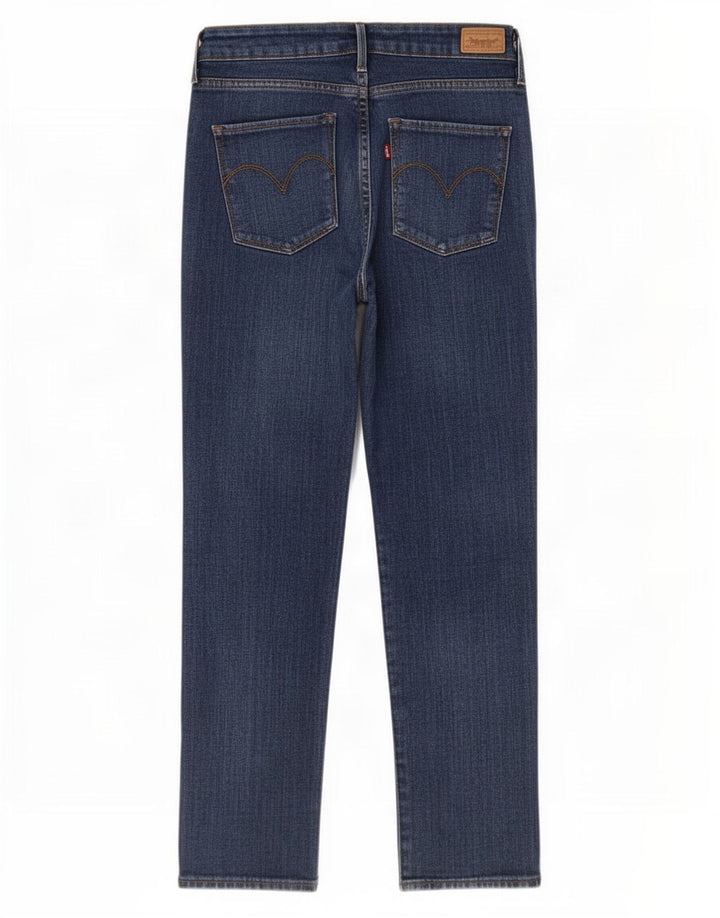 Damskie zwężane dżinsy Levi's W28 L26 Niebieska bawełna