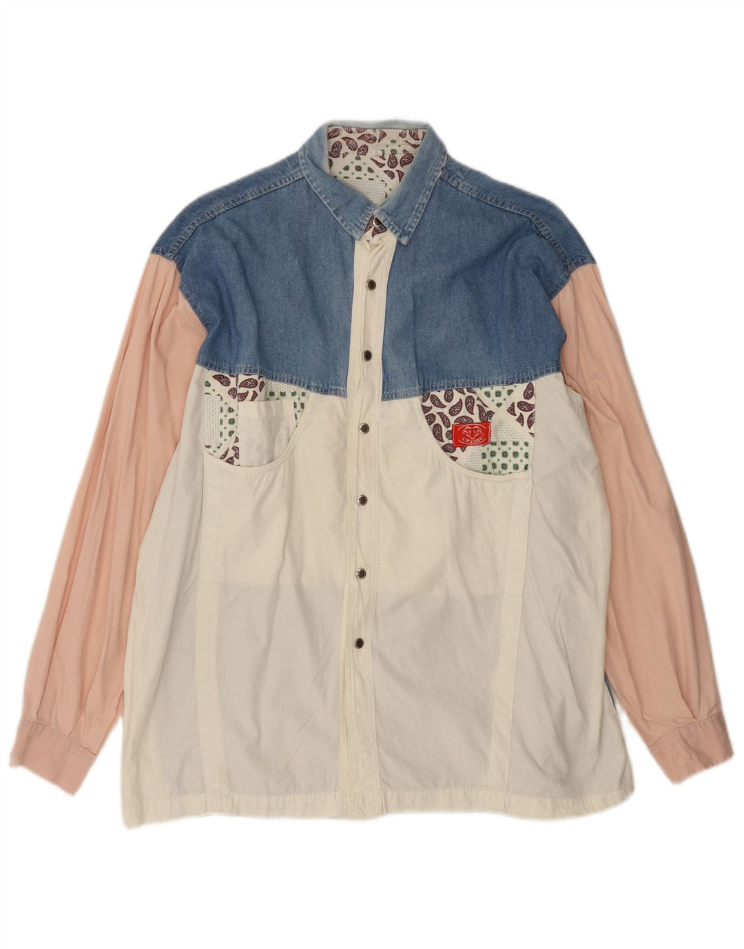 Koszula męska VINTAGE w kolorze średniego beżu