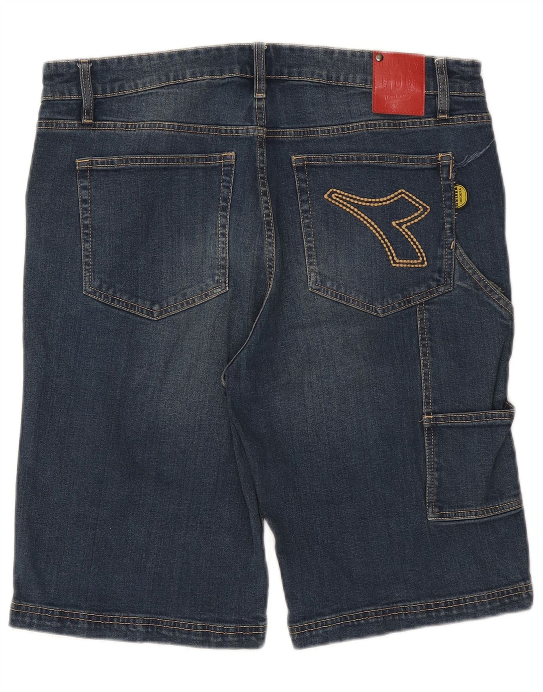 Męskie spodenki jeansowe Cargo Diadora W36, duże, niebieskie, bawełniane